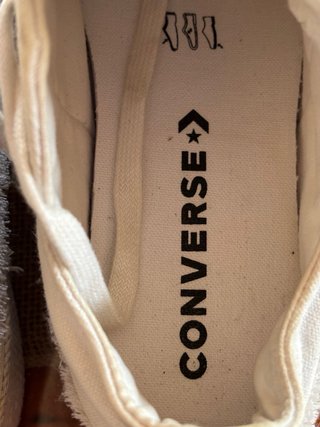 Converse platform bianche tg 39