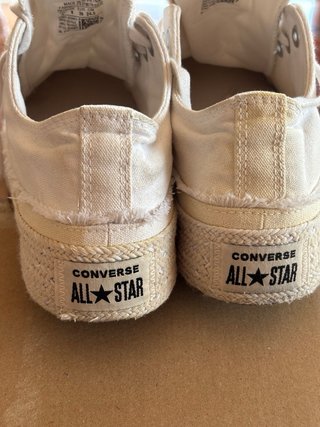 Converse platform bianche tg 39