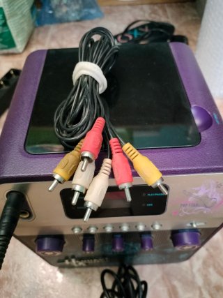 Karaoke Hannah Montana con cables y disco