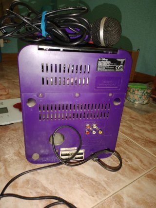 Karaoke Hannah Montana con cables y disco