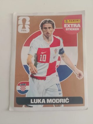 Cromo Luka Modric Panini Extra Sticker