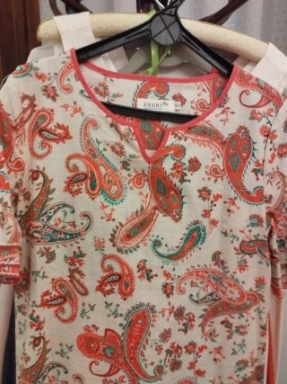 Vestido de verano estampado paisley