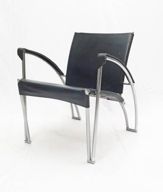 Sillones OKEN Cuero Negro