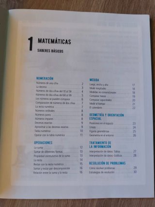 Saberes básicos 1 Primaria: mates, lengua, natu