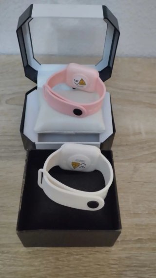 Pack 2 Relojes Digitales (Rosa y Blanco)