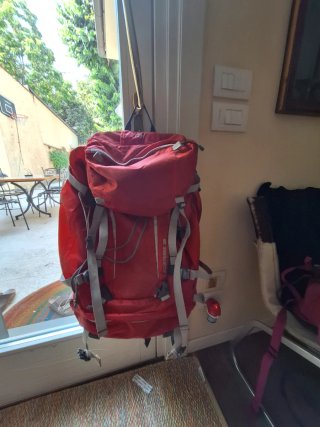 Zaino Ferrino 38L rosso