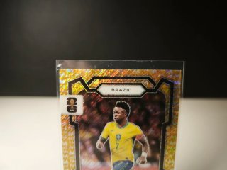 Panini Prizm Gold /500 Vini Jr. Brasil mundial 26