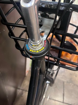 Bicicleta de paseo con cesta y 2 candados