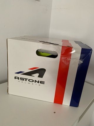 Casco Moto ASTONE Elektron Amarillo Neón