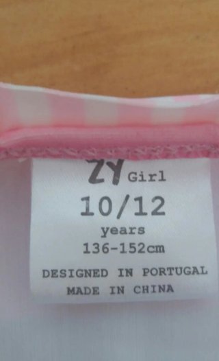 Bikini Zara nuevo niña volantes TALLA 10 a 12 años