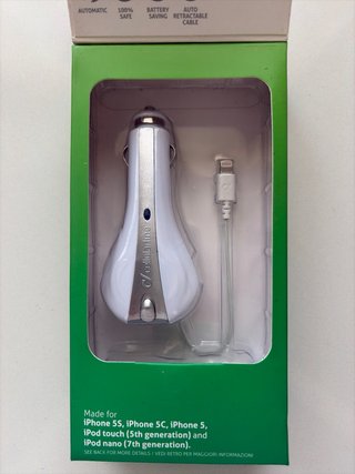 Caricabatterie Auto Cellularline Lightning