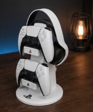 Soporte PS5 para Mando y Auriculares