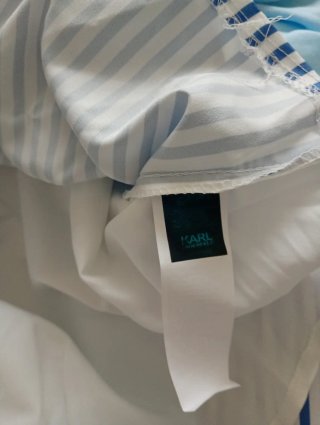 Camisa Karl Lagerfeld Rayas Azules y Blancas
