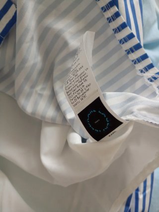 Camisa Karl Lagerfeld Rayas Azules y Blancas
