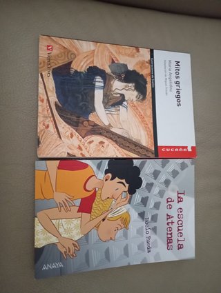 La escuela de Atenas y mitos griegos