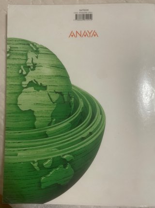 Geografía, 2 Bachillerato