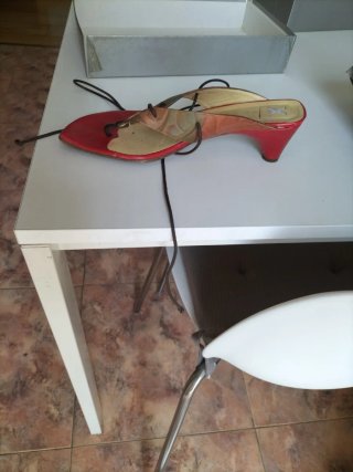 Sandalias Muxart Multicolor y Rojas