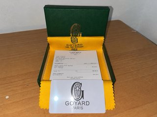Tarjetero Goyard Verde