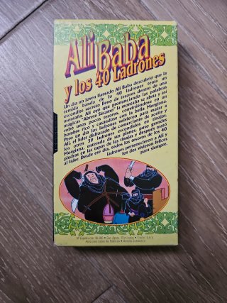 VHS Alí Babá y los 40 Ladrones