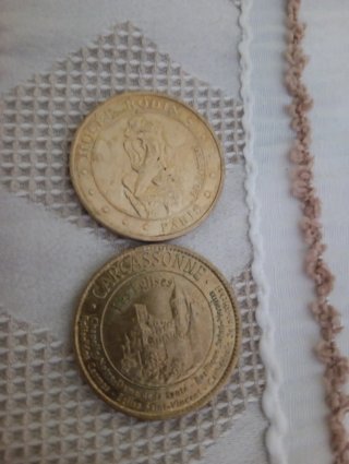 2 Monedas Coleccionables Antiguas