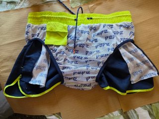 Bañador Pepe Jeans Azul con Detalles Verdes