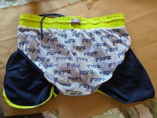 Bañador Pepe Jeans Azul con Detalles Verdes