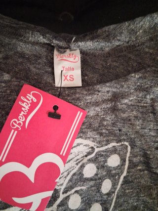 Camiseta Minnie Mouse Gris Talla XS