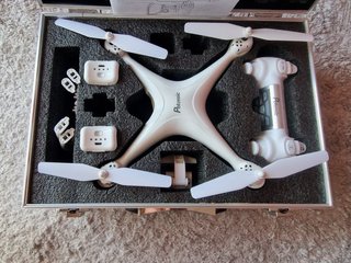 Drone Potensic Branco Completo com Mala