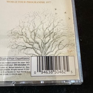 SACD DVD Genesis Wind & Wuthering Super Audio CD