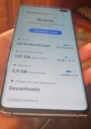 Samsung Galaxy S10+ Negro/Plata