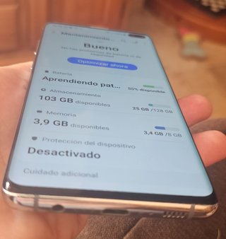 Samsung Galaxy S10+ Negro/Plata