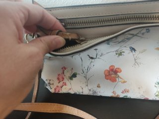 Bolso bandolera Parfois estampado floral