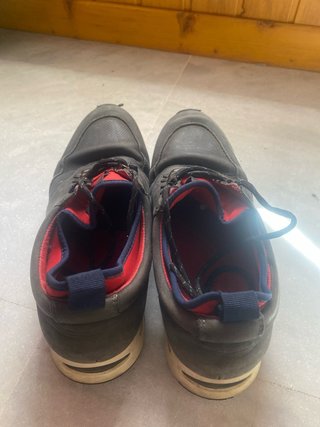 Zapatos Munich Negro/Rojo