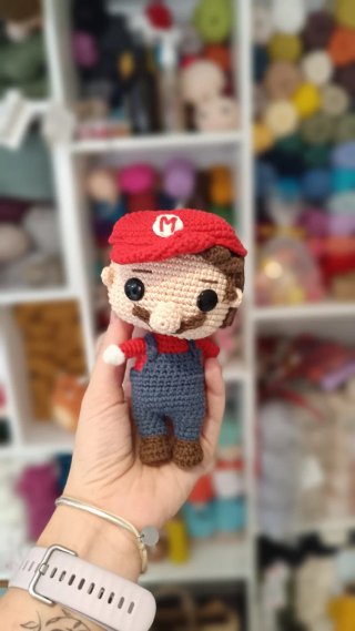 Muñeco Super Mario Bros Amigurumi