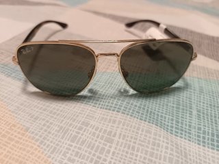 Gafas de Sol Ray-Ban Aviador Doradas