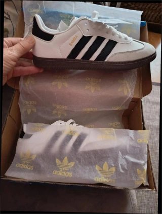 Adidas Samba OG Blancas Negras Talla 42