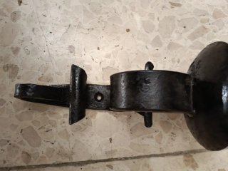 Aplique Portavelas Hierro Forjado Medieval