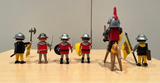 Playmobil 3887 Torre Asalto + figuras medievales