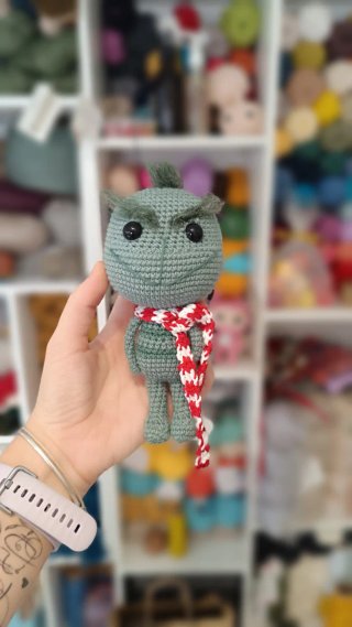 Muñeco Amigurumi Grinch