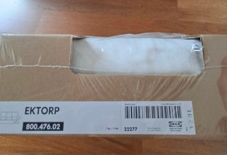 Sofá EKTORP 3 plazas IKEA + funda nueva