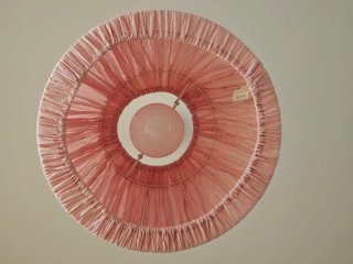 Lámpara de techo rosa IKEA Hemsta