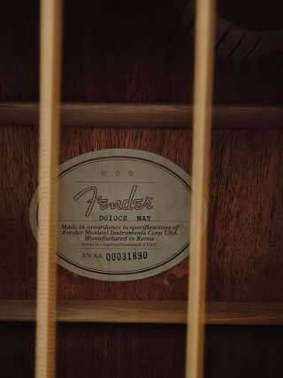 Guitarra acústica Fender