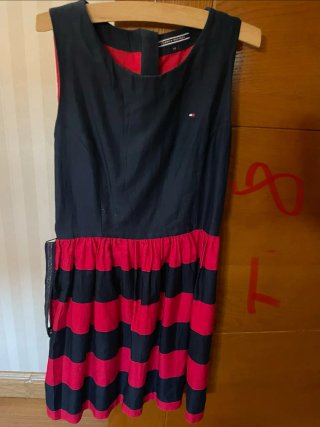 2 Vestidos Ralph Lauren Rayas Rosas Talla 8