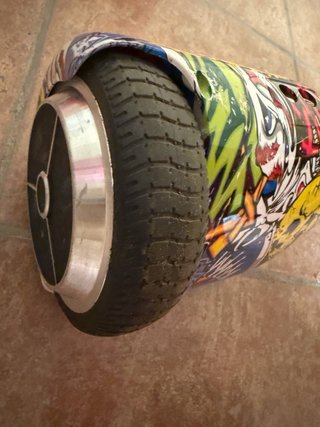 Hoverboard con diseño de grafitis