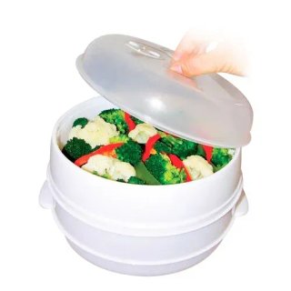 Vaporera Microondas Cocina Rápida y Saludable