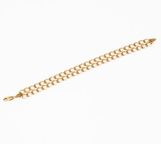 BRAZALETE, oro de 18 quilates, brazalete blindado