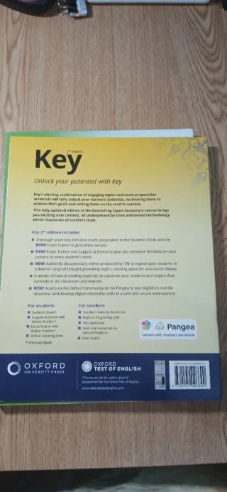 Libro de Ingles de primero de bachillerato oxford