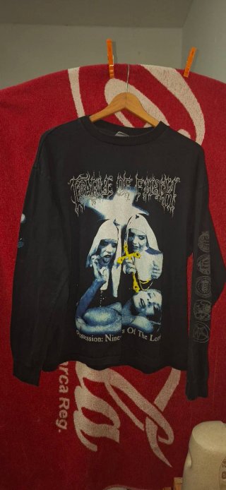 Camiseta Cradle Of Filth Negra Manga Larga