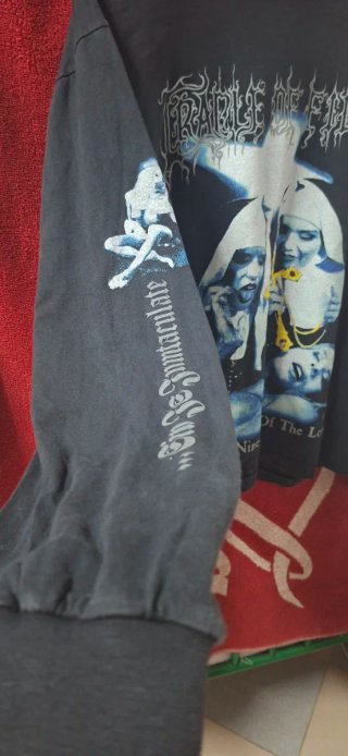 Camiseta Cradle Of Filth Negra Manga Larga