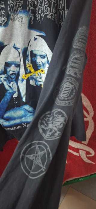 Camiseta Cradle Of Filth Negra Manga Larga